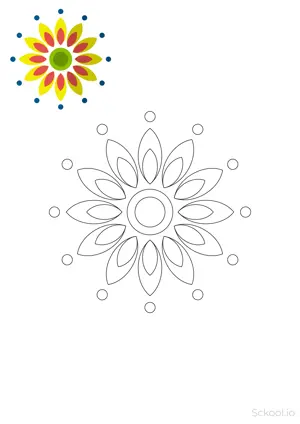  Diwali Drawing and coloring pages. Free printable Diwali coloring page for kids and adults.