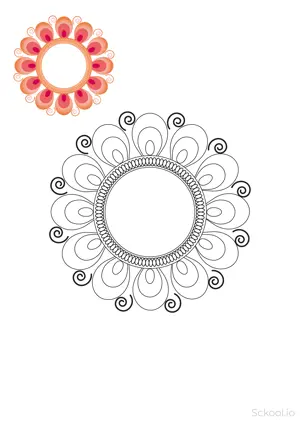  Diwali Drawing and coloring pages. Free printable Diwali coloring page for kids and adults.