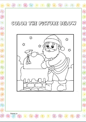 Free Printable Christmas Coloring Page for Kids 2