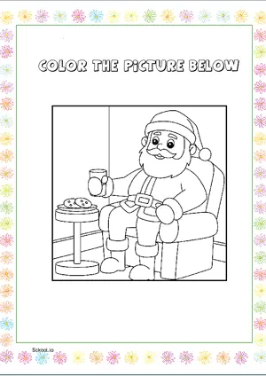 Free Printable Christmas Coloring Page for Kids 6