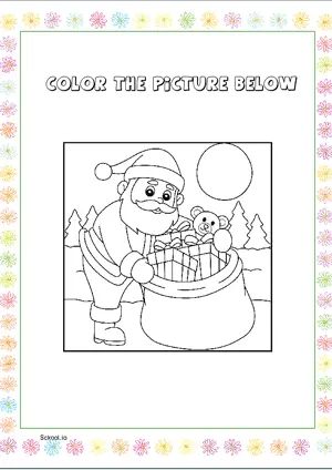 Free Printable Christmas Coloring Page for Kids 16