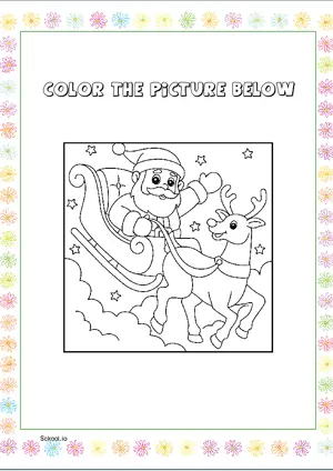 Free Printable Christmas Coloring Page for Kids 21