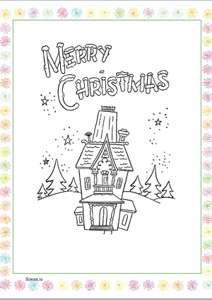 Free Printable Merry Christmas Coloring Pages Home for Kids