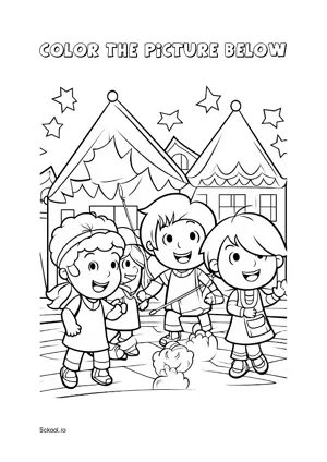 Free Printable Kids Coloring Page for Kids 24