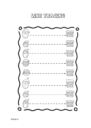 Free Printable Line Tracing Worksheets 72 For Kids Nursery/Kindergarten/Preschool