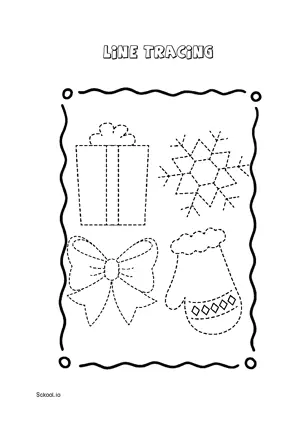 Free Printable Line Tracing Worksheets 77 For Kids Nursery/Kindergarten/Preschool