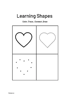 Free Printable Learning Shapes 2 For Nursery/Kindergarten/Preschool